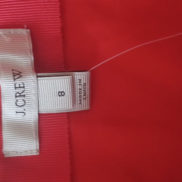 J.Crew Coral Mini Skirt with pockets - Picture 5 of 7